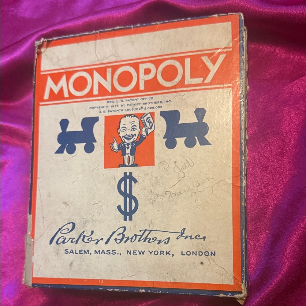 Vintage Monopoly Board Game 1935